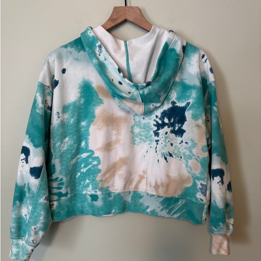 Nike Tie Dye Cropped Hoodie Sweatshirt Small - Picture 4 of 7